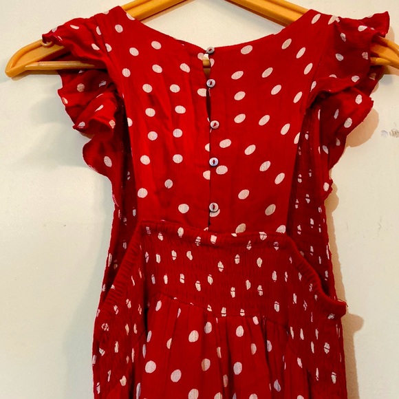 Free People Women’s Beautiful Polka Dot Maxi Dress - Picture 8 of 11